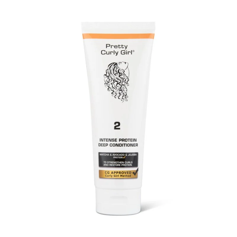 Pretty Curly Girl, CG proof, krullen product, Intense Protein deep conditioner