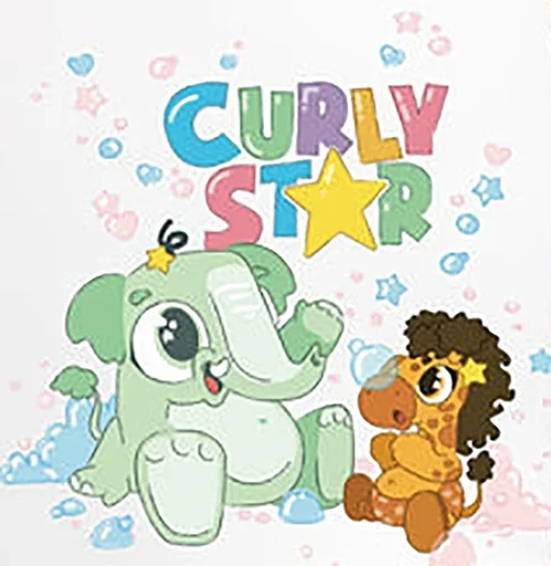 curly star pretty curly girl kinderlijn
